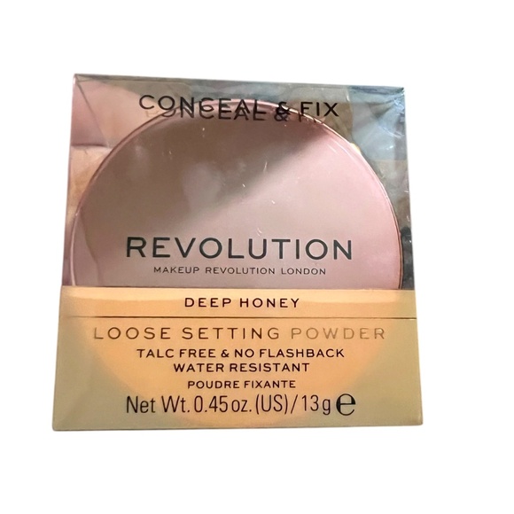 Revolution Conceal and Fix loose setting powder DEEP HONEY - Picture 1 of 3